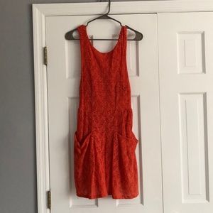 Free people orange dress